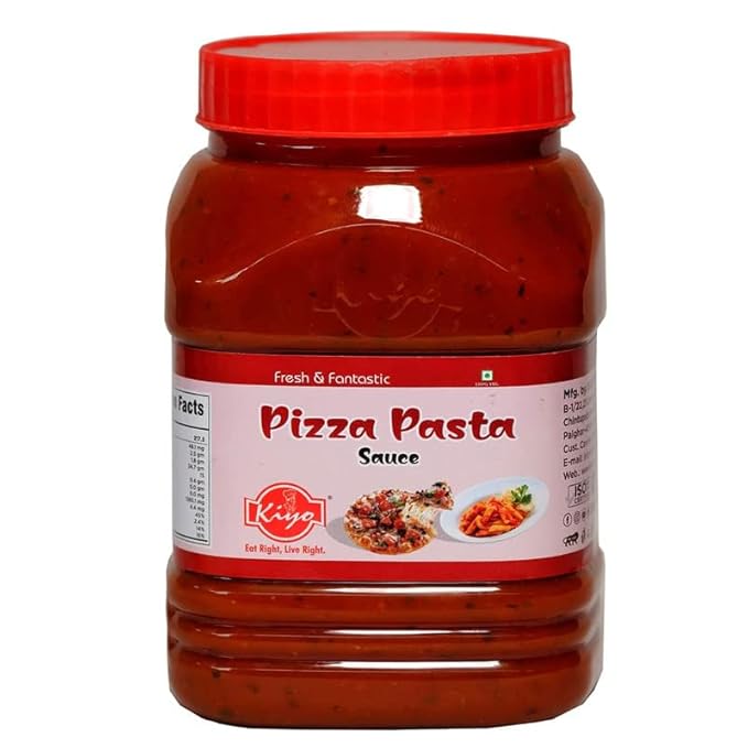 Fresh Pizza Pasta sauce || 100% Vegetarian - Bursting Rich Indian Flavoured Dip Sauces ||900 gm Each (Pack of 1)