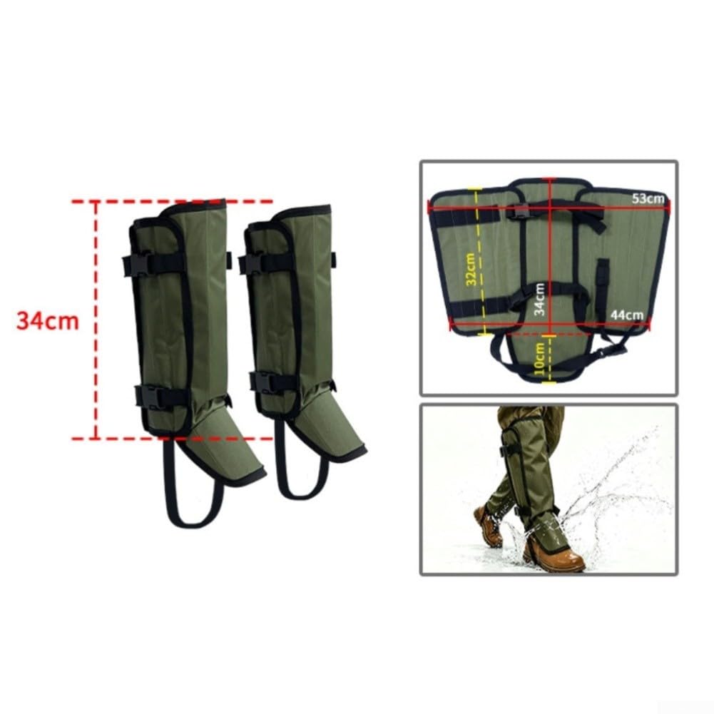 Protectores de Pierna Ajustables contra Mordeduras de Serpiente