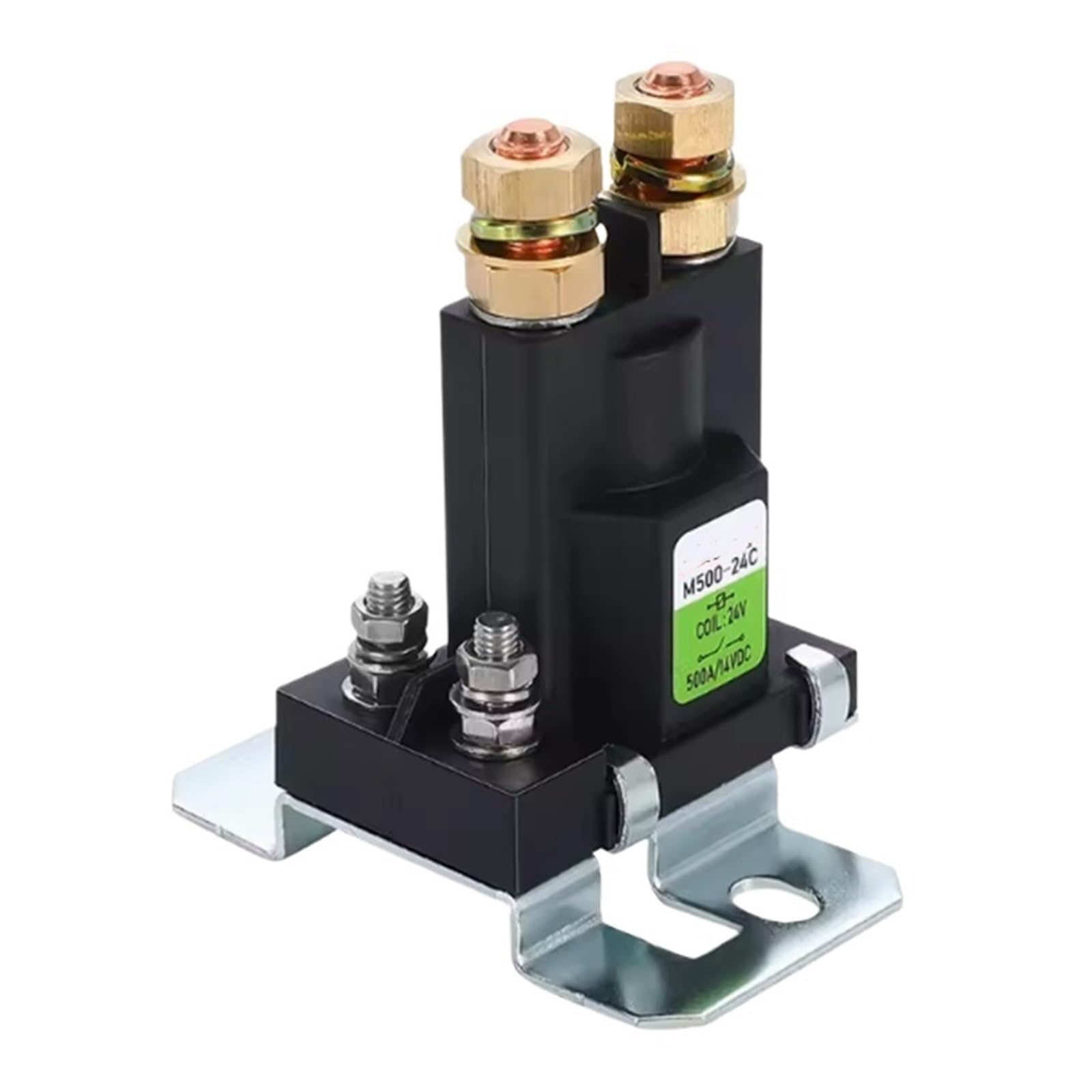 Relé de Arranque 12V/24V Equipo de Alta Potencia Arranque 500A contactor CC de Arranque(DC12V Persistent)