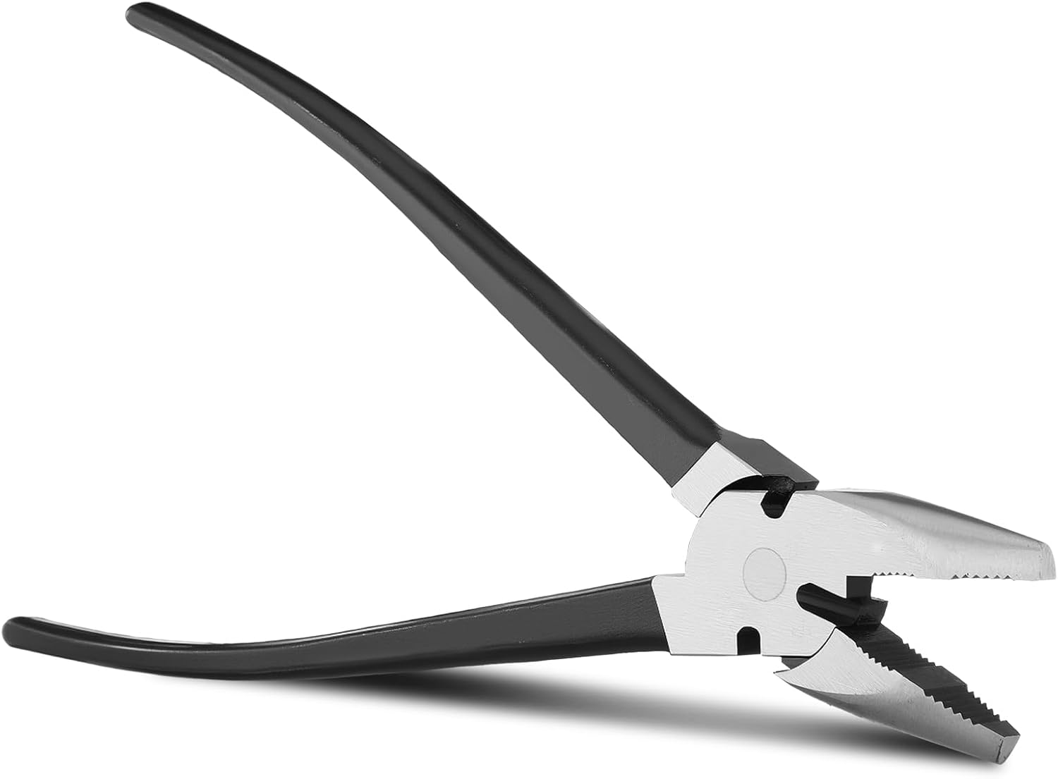 10'' Button Fence Pliers for Bending Cutting and Gripping Round Nose Wire Cutter Plier for Construction and Wire Fencing Resists Rust and Corrosion