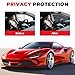 Amzwolf 20% VLT Ceramic Car Window Tint Film (20In x 20Ft), 99% UV & 96% IRR Blocks, 5-Layer Automotive Tints for Privacy Sun & Glare Protection Heat Blocking Scratch Resistant