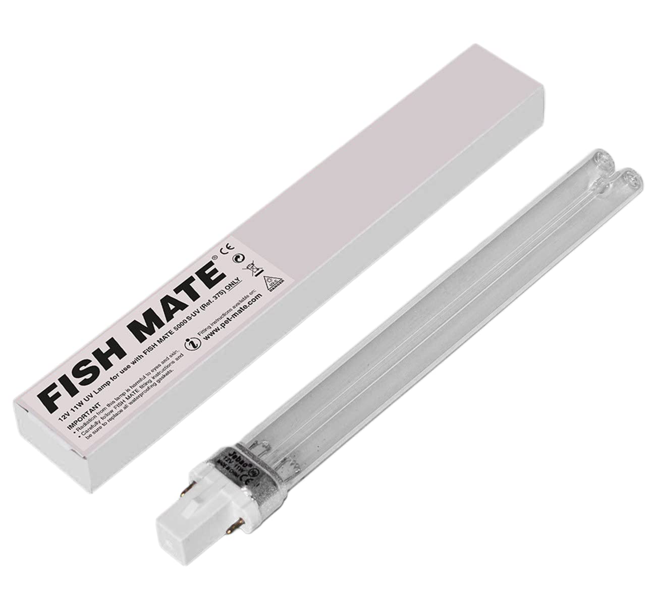 Fish Mate 11 Watt 12 Volts UV Lamp for 5000 SUV - Energy-Efficient Replacement Bulb
