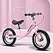 Chenbz Sports de plein air Balance enfants vélo Scooter 26 Ans Enfants Hauteur d'assise réglable Trotteur en caoutchouc rempli d'air de pneus for enfants en bas âge Pas Pedal Scooter Vélo, Rose, modèl