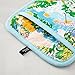 Kate Spade New York Spring Garden Pot Holder 2-Pack Set, Heat Resistant, 100% Cotton with Printed Non-Slip Silicone Grip, Blue/Green/Beige, 8