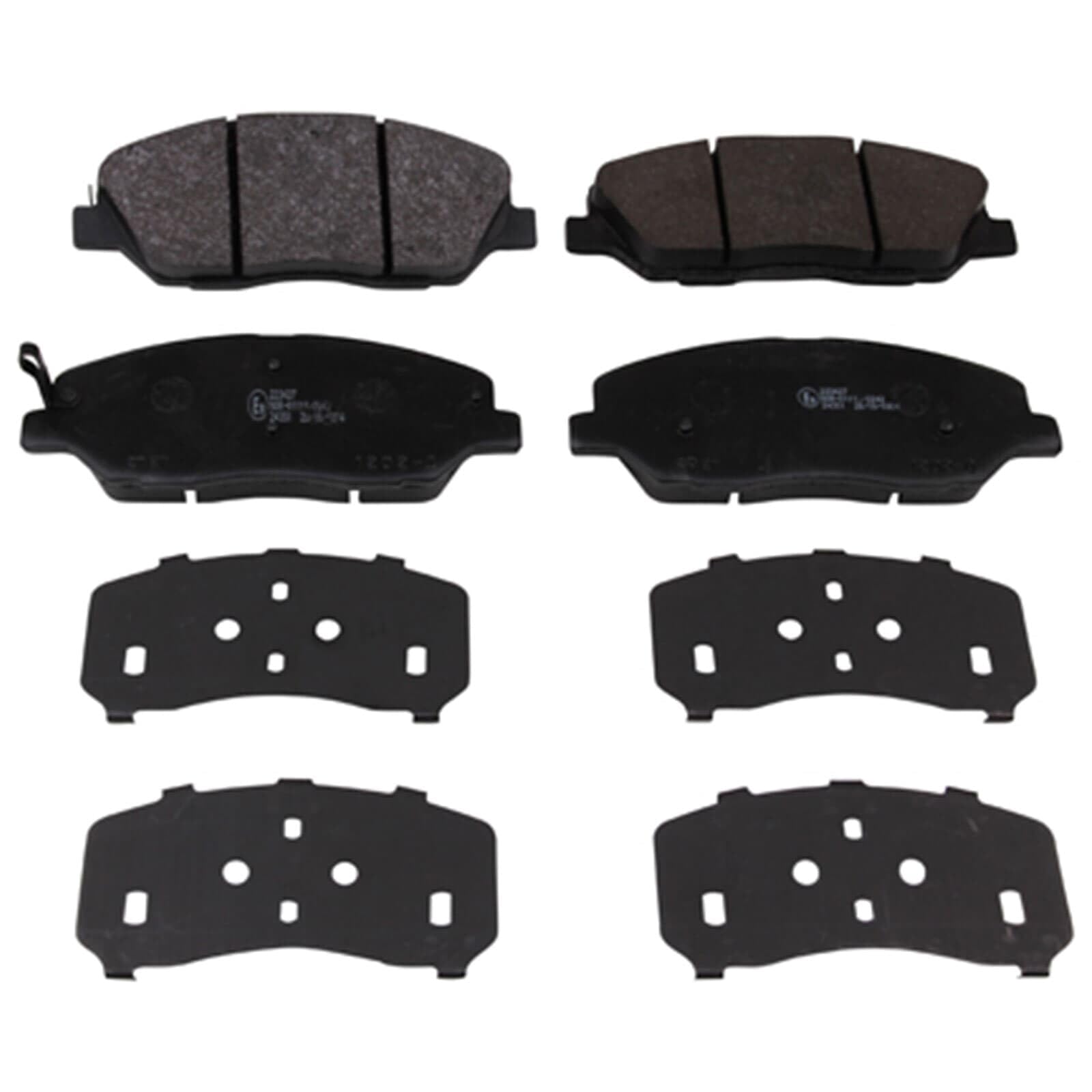 NK Bremsscheiben + Beläge vorne + hinten | passend für Sorento 2 II Xm 2WD 4WD Kompatibel mit Sorento II (xm)