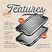 Legend Cast Iron Griddle for Gas Stovetop | 2-in-1 Reversible 20” Cast Iron Grill Pan For Stovetop with Easy Grip Handles | Use On Open Fire & In Oven | Lightly Pre-Seasoned Gets Better with Each Use