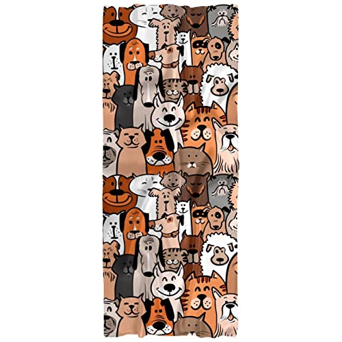 Bufanda ligera para mujer, primavera, otoño, invierno, chal envolvente, animales de dibujos animados, Varios colores