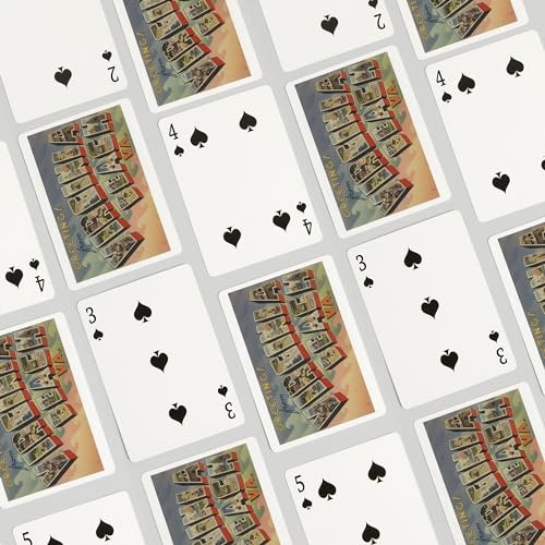 Baraja de Naipes Poker Lantern Press 52 cartas miniatura 4