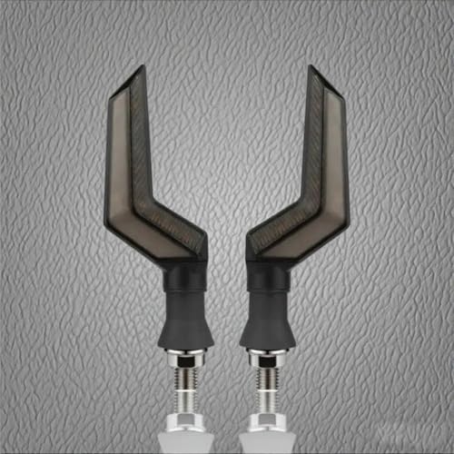Luz trasera intermitente universal para motocicleta con intermitentes dinámicos de 12V DRL 5