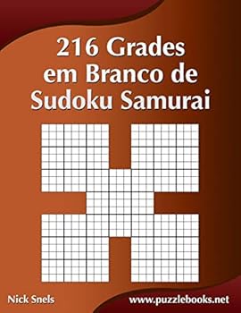 Paperback 216 Grades em Branco de Sudoku Samurai [Portuguese] Book