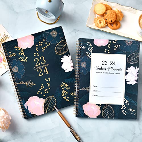 Teacher Planner 2023-2024 - Academic Lesson Planner 2023-2024, July 2023 - June 2024, 9.8" X 7.9", Teacher Planner 2023-2024 Academic Year, Weekly & Monthly Lesson Planner With Quotes, Lesson Plan Book #TOP1