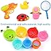 BBLIKE Juguetes Bañera, 19 PCS Almacenamiento de Juguetes Baño para Bebés con...