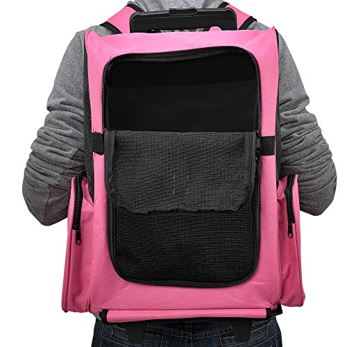 Pro.tec] 2 in 1 Zaino per Cani/Trolley Cani