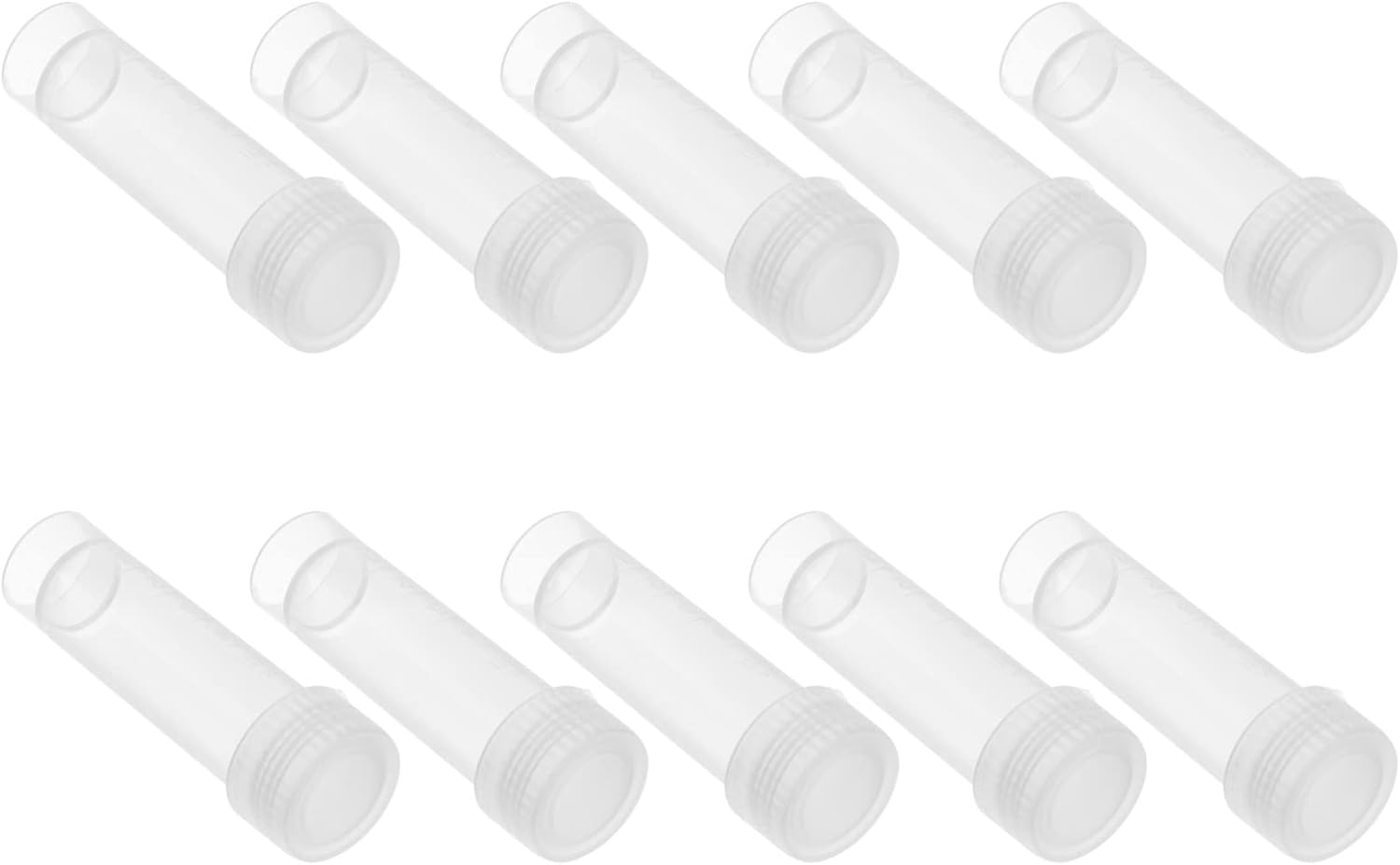 Sewroro 10pcs Needles Organizer Clear Container with Lid Sewing Supplies Sewing