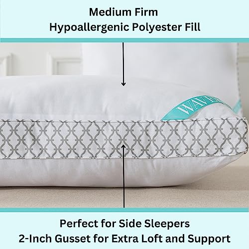 Almohada poliéster King con cubierta de algodón transpirable miniatura 3