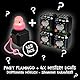 MegaLight Blind Box Mini Nachtlichter für Kinder 5er Pack | Mystery Box | Pinky Flamingo + 4 aus 9 per Zufall | stufenlos dimmbar | mit Anhänger | 4 Verschiedene Lichtfarben | EGGY’S Mystery Lights
