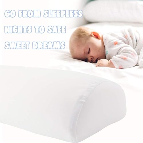 Miniatura 5 de Tebery Protector de cama para niños pequeños, riel de cama de espuma viscoelástica para niños, almohadilla de almohada con funda impermeable lavable