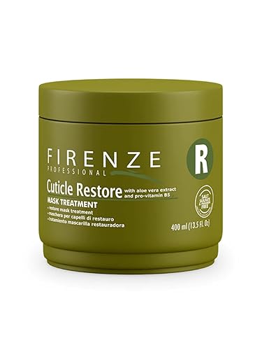 Firenze Professional Cutticle Restore Mask Tratamiento (sin sulfato de sal ni parabenos) 13.5 onzas con bolsa de regalo roja gratis