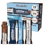Barebells Protein Bars People's Choice Variety Pack – 12 Bars, Nutritious Snacks with 20g of High Protein - Chocolate Treat with 1g of Total Sugars - Perfect on The Go Breakfast Bars