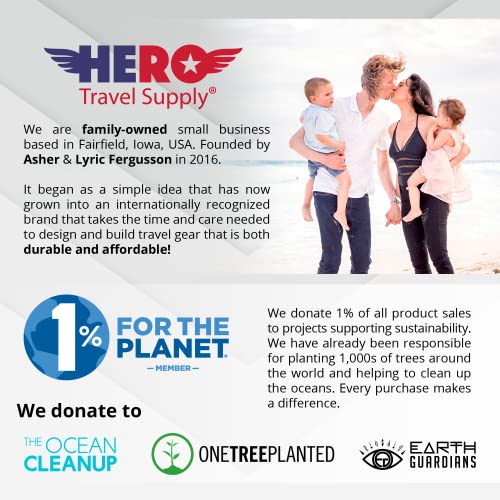 HERO Neck Wallet – RFID Blocking Passport Holder – Easy to Conceal Travel Pouch - Image 6