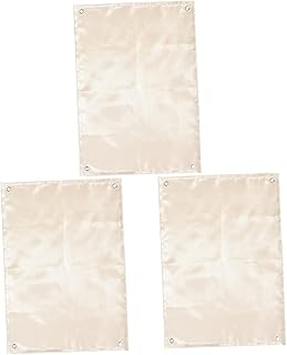 CLISPEED Tapete Ao Ar Livre 3 Pçs Cobertor De Fogo Ao Ar Livre Tapete À Prova De Fogo Para Lareira Tapete De Churrasco À Prova De Fogo Cobertor À Prova De Fogo Fibra De Vidro Cáqui Tapete