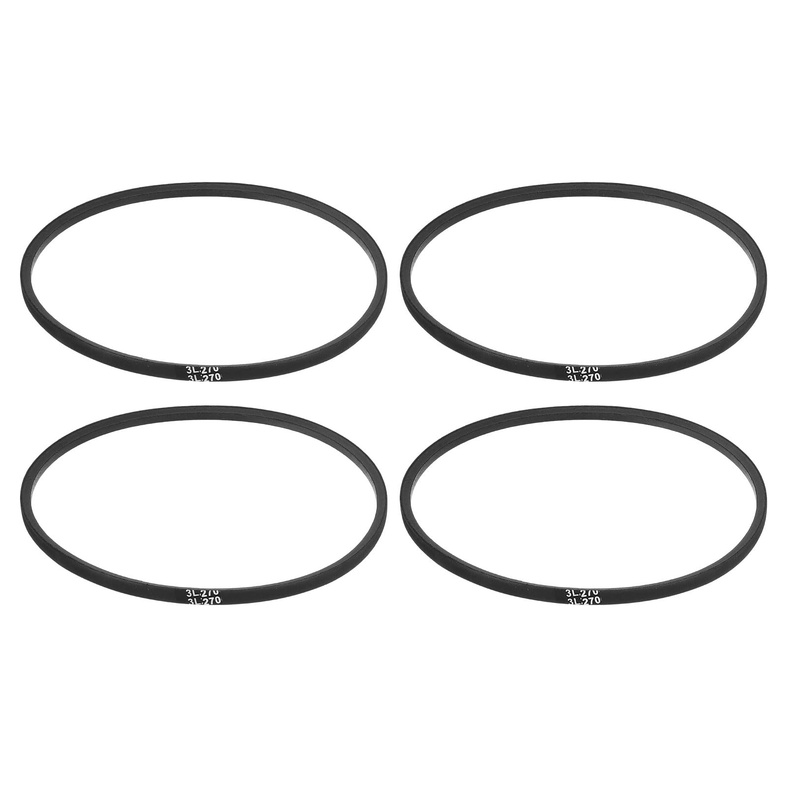 uxcell 3L240 Classic Wrapped Rubber V-Belt, 24"(610mm) Outside Circumference, 3L Profile V Belt 3/8" Width 7/32" Height — view 165
