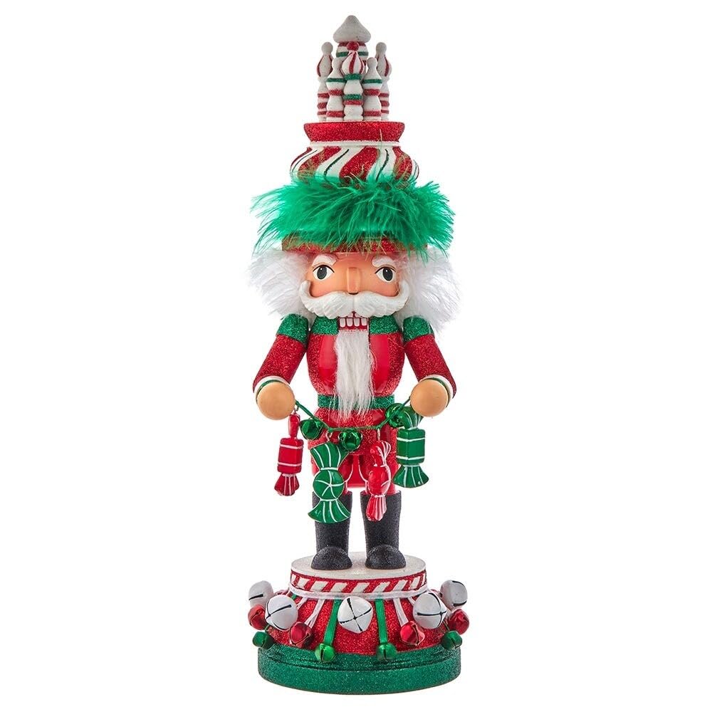 Casse-Noisette Hollywood Kurt Adler rouge vert 38,1 cm, idée cadeau idéal pour fêtes de Noël