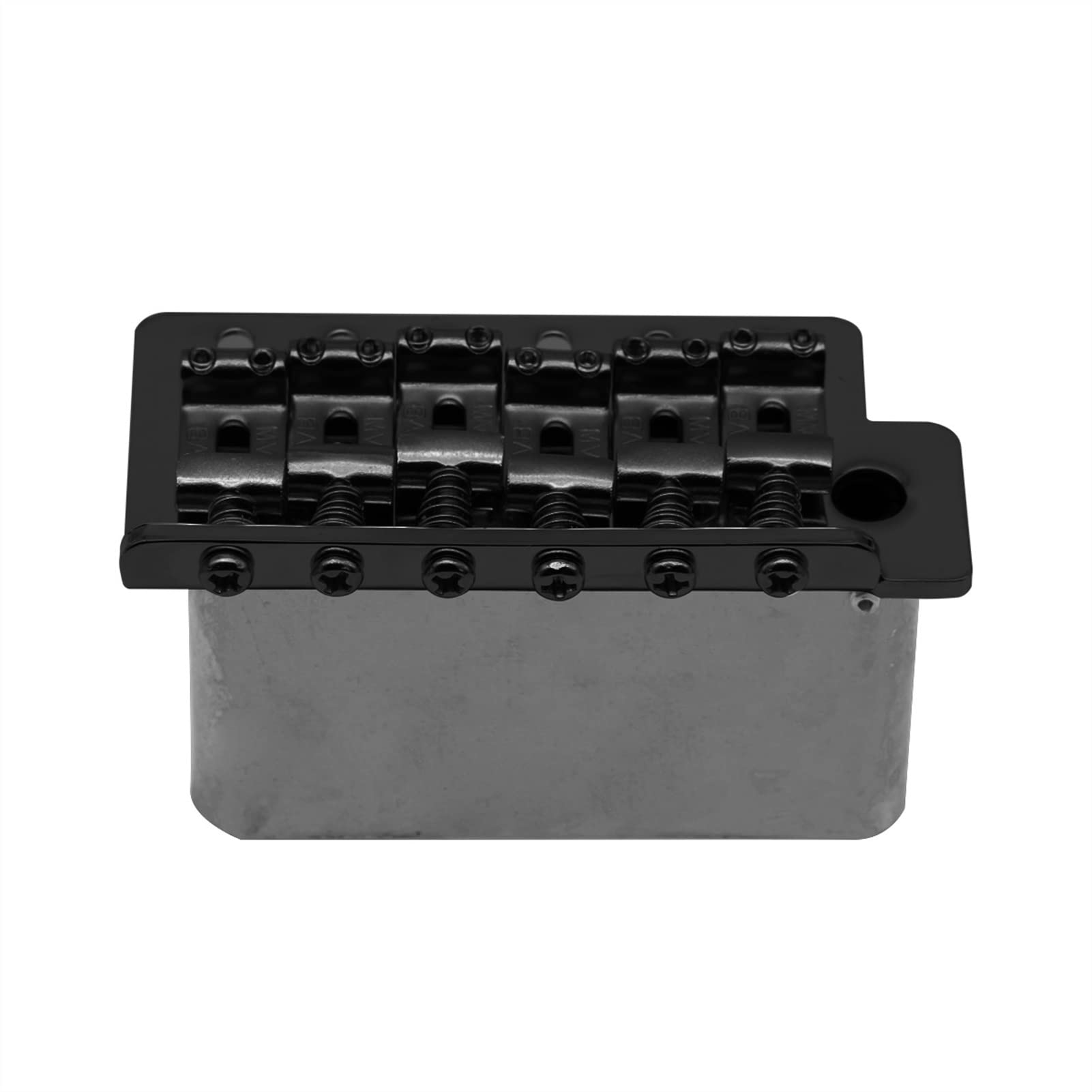 FLFL Guitarra Vintage Trémolo Puente Negro para S T Piezas De Guitarra Eléctrica Sistema Puente Guitarra