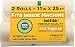 11" x 25' Rolls (Fits Inside Machine) - Pack of 2 (50 feet total) OutOfAir Vacuum Sealer Bag Rolls for Foodsaver and Other Savers. 33% Thicker, BPA Free, FDA Approved, Sous Vide, Commercial Grade