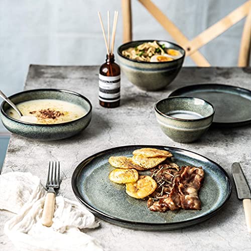 Geschirrset, Keramik-Geschirrsets, Schüssel, Löffel Und Teller, 32-Teiliges Retro-Porzellan-Geschirrset Für Einweihungsgeschenk Und Familientreffen – Mikrowellengeeignet 3 Geschirrset, Keramik-Geschirrsets, Schüssel, Löffel Und Teller, 32-Teiliges Retro-Porzellan-Geschirrset Für Einweihungsgeschenk Und Familientreffen – Mikrowellengeeignet