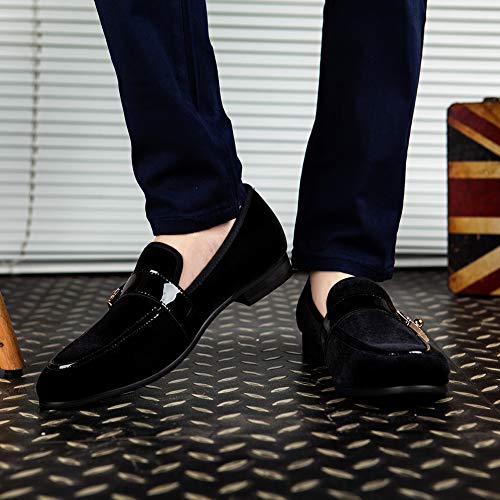 Image of JITAI Men's Lindford Moc Toe Bit Slip-on Penny Loafer Party Shoes