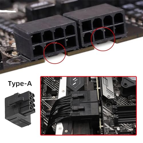 Adaptador conector ATX 8P x2 para GPU tarjeta gráfica miniatura 6