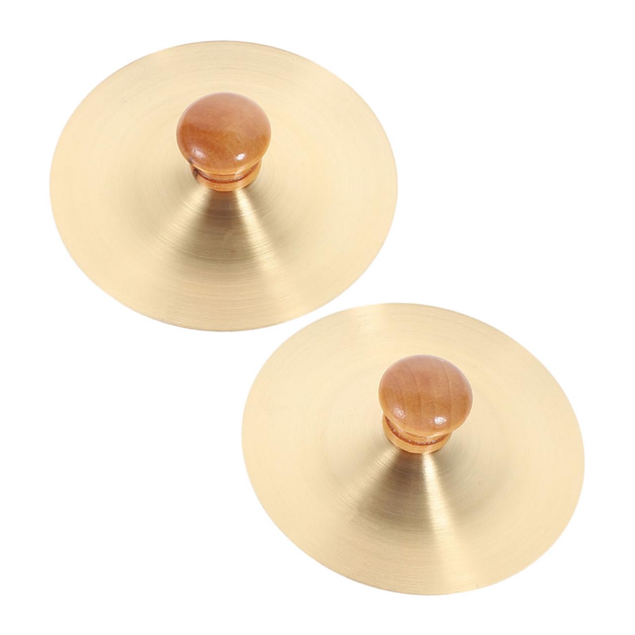 Abaodam 1Pair Mini Cymbals Ethnic Percussion Instrument for Dance Parties Celebrations for Bands Performances Compact Portable Design