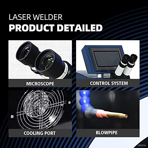 Image of Jewelry Laser Welder 200 W (0.874mW) Laser Welding Machine for Jewelry 60J Laser Soldering Machine 220V Spot Welding Machine Class 2 for Gold Silver Platinum