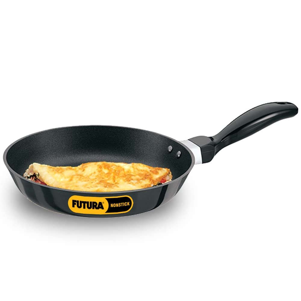 Hawkins Futura 20 cm Non Stick Induction Fry Pan, Small Frying Pan, Black (INF20)