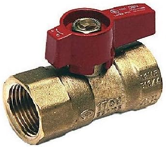 EZ-Fluid Heavy Duty 1/2-Inch FIP Gas Valve NPT Female Thread Pipe Inlet Brass Gas Shut Off Ball Valve,1/4 Turn Brass Gas Valves for Natural Gas,LP, Gas Line Fitting, Stove,Hot Water Heater(1Pc) : Industrial & Scientific