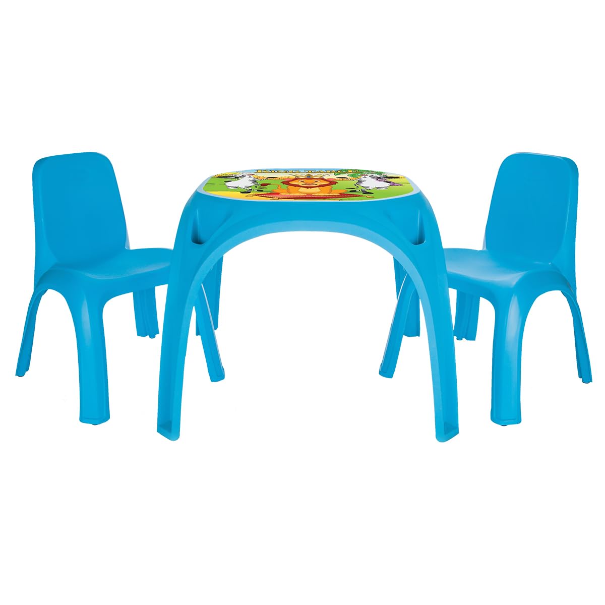 Pilsan King Masa İki Sandalyeli (Mavi)