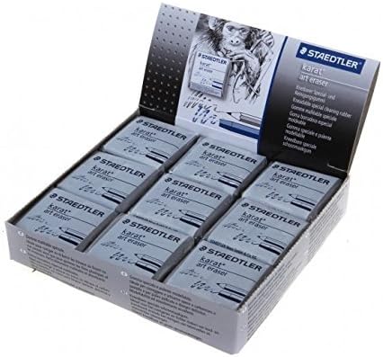 STAEDTLER KARAT ARTISTS ART KNEADABLE PUTTY RUBBER ERASERS [Box of 18]