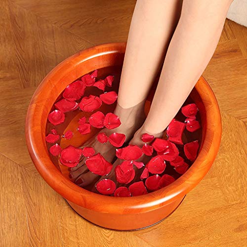 Bañera para pies de madera sólida 25 cm Katzowen miniatura 2