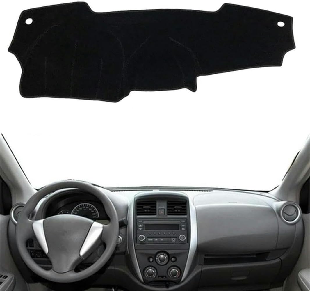 LJBOZDM - Car Dashboard Cover Dash Mat Sun Shade Protect Carpet Anti Glare Dashboard Cover Dash Mat - for Nissan Versa Sedan 2011 2012 2013 2014 2015