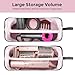 BAGCRAZY Hair Tools Travel Bag for Shark Flexstyle Dyson Airwrap, Portable Dyson Airwrap Travel Case, Waterproof Travel Carrying Case for Shark Hair Air Wrap Revlon Dryer Curling Iron and Attachments