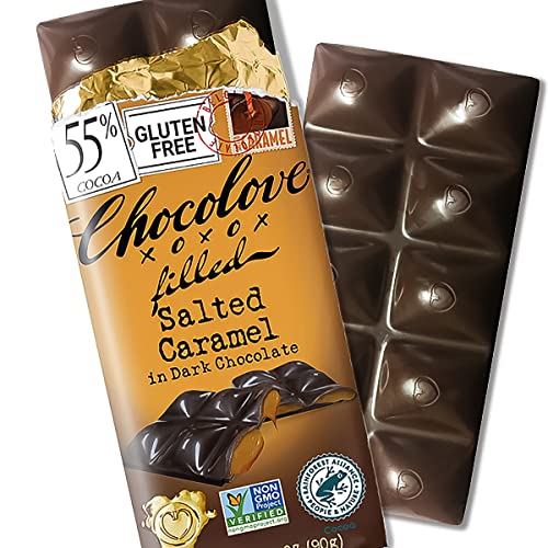 Image of Chocolove, Chocolate Bar Salted Caramel, 3.2 Ounce