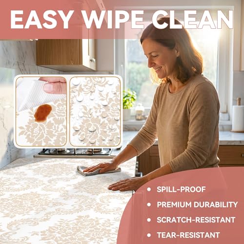 RAY STAR 18X96 Inch Shelf Liner for Kitchen Cabinets, Non-Adhesive Cabinet Liner Washable - image 4