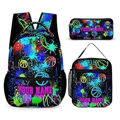 Basketball Backpack 1 With Lunch Bag Pencil Bag Custom