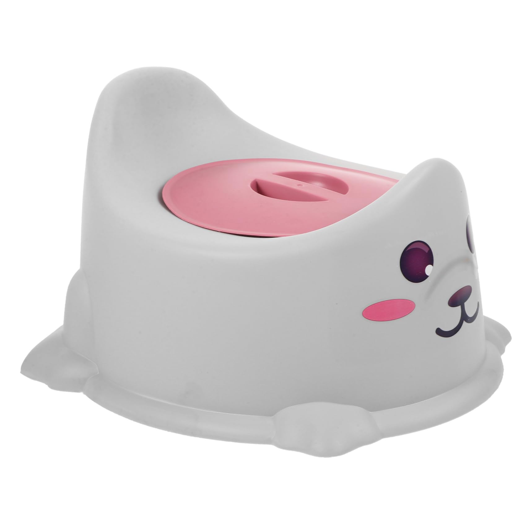 Toddmomy Tragbares Kindertöpfchen aus Pp mit Deckel Ergonomischem Sitz und Robustem Material für Zuhause und Reisen für Babys und Kleinkinder