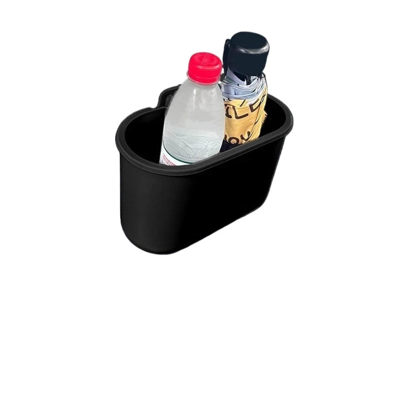 TNTGEBFVBG Car Bin Car Magnetic Hanging Storage Box Color Silicone Cars Rubbish Bins(Black)