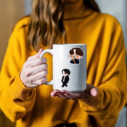 Image of Zesta Aesthetic Stickers for Laptop /Waterproof Anime Decal for Books /Vinyl Sticker for Fridge /Easy to Use Korean Car Sticker Kawaii Cute Stickers (POP Culture)