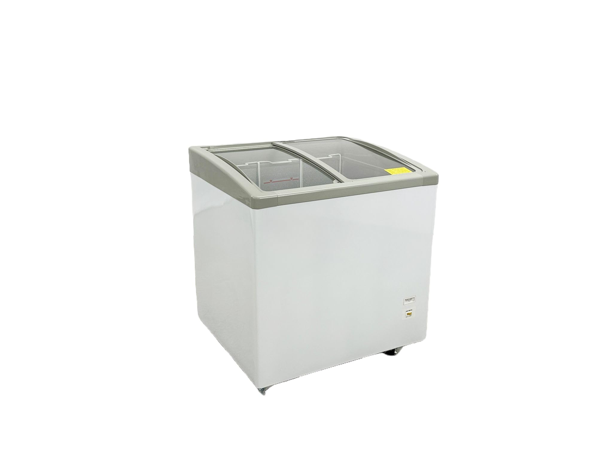 Commercial Display Freezer, ETL Gelato Ice Cream Dipping Cabinet Glass Showcase, 31