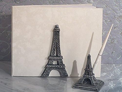 Stunning Silver Paris collection 3 pc wedding accessory set From FavorOnline