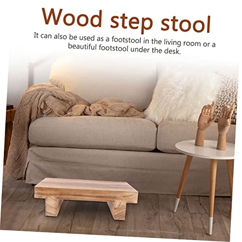Taburete multifuncional de madera para baño que evita caídas 6